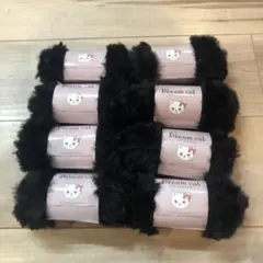ドリームキャット 黒 毛糸 10玉セット