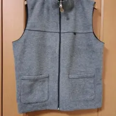 Avarice グレー ジレ フルジップ