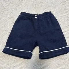 プティマイン　ネイビー　ショートパンツ　90