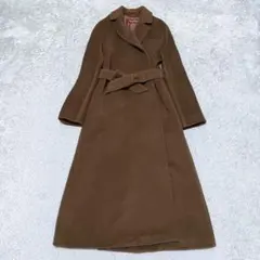 美品✨マックスマーラ ロングコート カシミヤ混 女優襟 白タグ