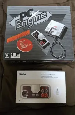 KONAMI　PCエンジンmini　HTG-008　ワイヤレスパッド付き