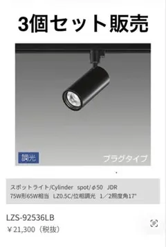 LEDスポットライト LZS-91299XW & LZS-91304XW - メルカリ