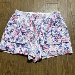 美品　プーマ PUMA ランニング ショートパンツ 花柄 インナー付 Mサイズ