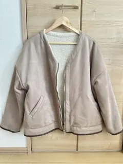 レトロガール/リバーシブルボアジャケット