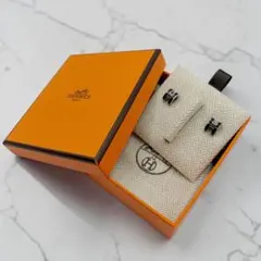 定価から42%OFF】エルメス ミニマイヨン 黒Rose ピアス - メルカリ
