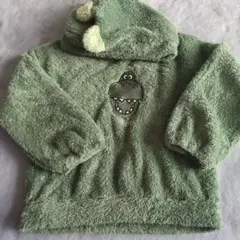 恐竜デザイン フリースパーカー