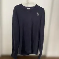 Abercrombie & Fitch MUSCLE ネイビー長袖