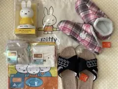 値下げ！新品　ミッフィー　花瓶　ミッフィータイトーくじ　スリッパ　バッグ