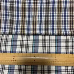 830生地　チェックハギレ