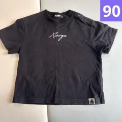 XLARGE KIDS ロゴTシャツ ブラック 90cmのサムネイル