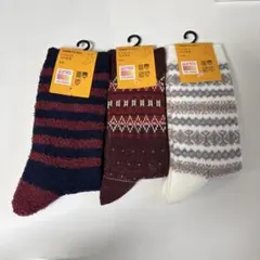 ユニクロ　ヒートテック　ソックス3足セット　23-25cm (レディース)