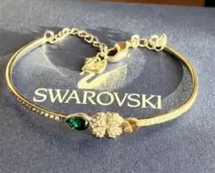 ★SWAROVSKI　スワロフスキー　ブレスレット　クローバー