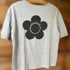 難あり✨マリークワントTシャツ ゆったり　大きいサイズ　グレーxブラックのサムネイル