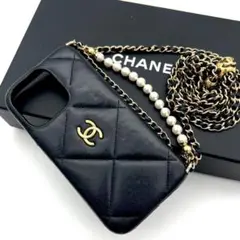 付属品完備】CHANEL iphoneケース キャビアスキン 13pro - メルカリ