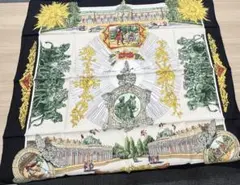 【美品】HERMESエルメス カレ90スカーフSANSSOUCY サンスーシ宮殿のサムネイル