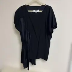 MM6 Maison Margiela 半袖ブラウス ブラック　アシンメトリーのサムネイル