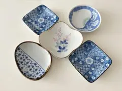 取皿、豆皿、小皿、食器、五枚揃い