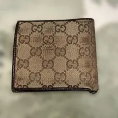 GUCCI GGパターン 二つ折り財布