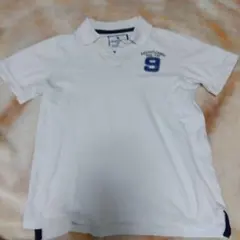 の*様 Abercrombie ホワイトポロシャツ L