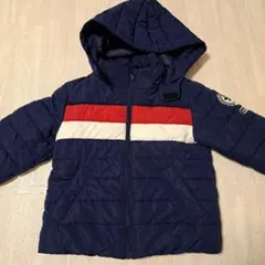 klädskaP 恐竜ワッペン付きダウンコート