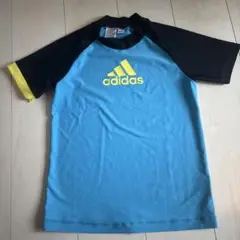 adidas ラッシュガード 100cm~ 青/黒/黄