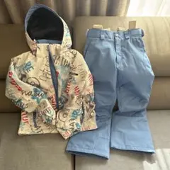 【美品】ARBN(エアボーン) 子供用スキーウェア120cm