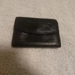 LOUIS VUITTON エピ 二つ折り財布 名刺入れブラックのサムネイル