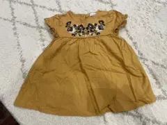 ブランシェス　branshes 半袖ワンピース　刺繍ワンピース　90センチ