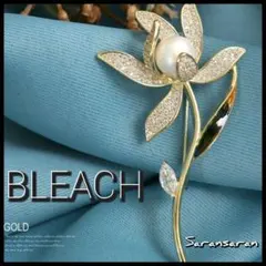 ブローチ 一輪花 パール ブローチ フォーマル ブローチ 華やか 結婚式