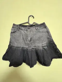 フレアデニムミニスカート