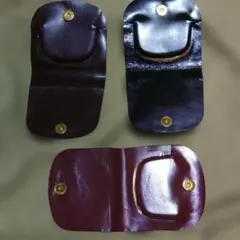 レザークラフト用　オーバル型ポーチ　内パーツ 3色セットLcp07