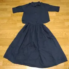 アパートバイローリーズ　セットアップ　ネイビー