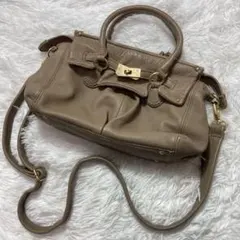 00s Beaure grunge leather shoulder bag