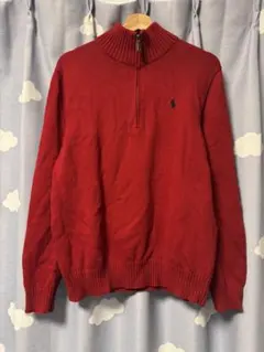 POLO Ralph Lauren ハーフジップセーター vintage