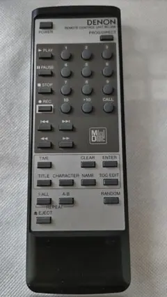 DENON MDプレーヤー用　リモコン RC-256のサムネイル