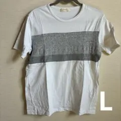 BACK NUMBER ストライプTシャツ Lサイズ