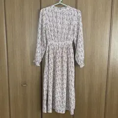 Ray Cassin 花柄 長袖 ワンピース