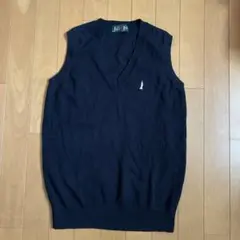 EASTBOY ネイビー Vネック ベスト 11号