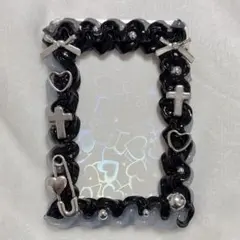 【82】トレカケース ホイップデコ B8 横入れ 硬質ケース シルバー ブラック