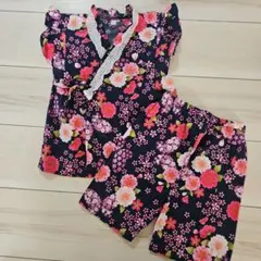 花柄甚平スタイル 100cm