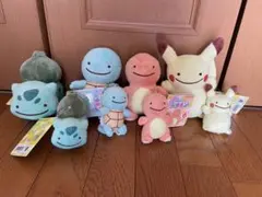 へんしん！メタモン ぬいぐるみ 御三家　ピカチュウ　セット