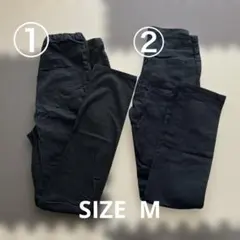 fairy 西松屋　マタニティパンツ ブラック 2本セット　Mサイズ