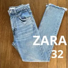 最終値下げ！ZARAライトブルー ストレートデニム