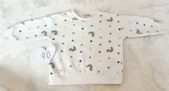 ♡早い者勝ち♡ほぼ新品　はらぺこあおむし　トレーナー　水玉　カラフル　90