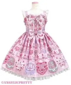Angelic Pretty＊Parfaiteriaエプロン風スカートラベンダー - メルカリ