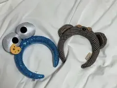 クッキーモンスターとティムカチューシャセット