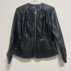 ZARA 黒ライダースジャケット