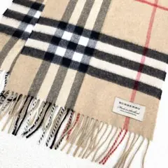 現行✨新品未使用 BURBERRY マフラー カシミア100% メガチェック