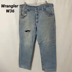 B-1361 Wrangler ラングラー W36 トレートクラッシュデニム