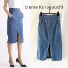 Mame Kurogouchiマメクロゴウチ デニムタイトスカートのサムネイル